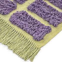 Shaggy koberce - Zola Natural Cotton Shaggy (fialová)