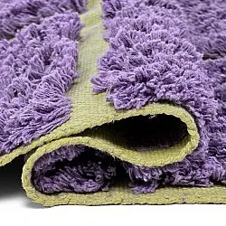 Shaggy koberce - Zola Natural Cotton Shaggy (fialová)