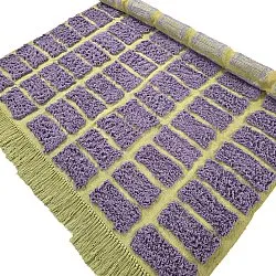 Shaggy koberce - Zola Natural Cotton Shaggy (fialová)