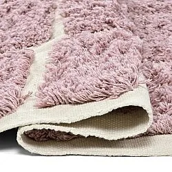 Shaggy koberce - Zola Natural Cotton Shaggy (růžový)