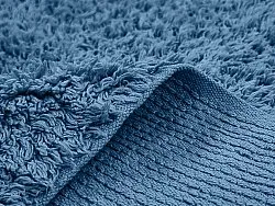 Shaggy koberce - Alba Natural Cotton Shaggy (modrá)