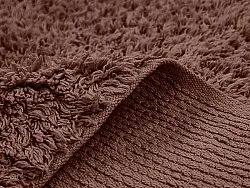 Shaggy koberce - Alba Natural Cotton Shaggy (hnědá)