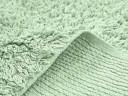 Shaggy koberce - Alba Natural Cotton Shaggy (světle zelená)