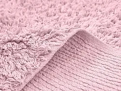 Shaggy koberce - Alba Natural Cotton Shaggy (světle růžová)