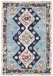 Wiltonský koberec - Mazzarino (modrá/vícebarevná)