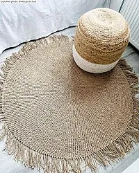 Kulaté koberce - Medina (juta)