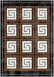 Wiltonský koberec - Milos (černá/bílá)