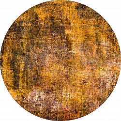 Kulatý koberec - Biella (oranžová)