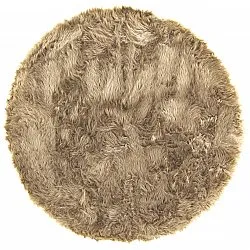 Kulaté koberce - Pomaire (hnědá)