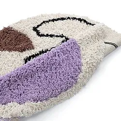 Kulatý koberec - Naousa Natural Cotton Shaggy (vícenásobná)