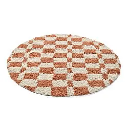 Kulatý koberec - Atrani Natural Cotton Shaggy (pomerančový)