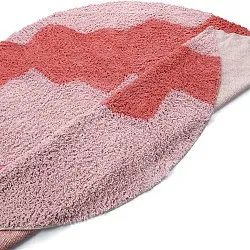 Shaggy koberce - Amira Natural Cotton Shaggy (růžová)