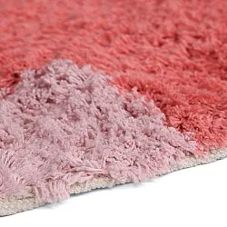 Shaggy koberce - Amira Natural Cotton Shaggy (růžová)