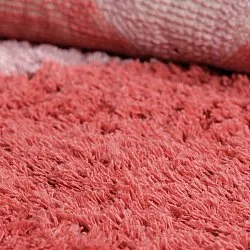Shaggy koberce - Amira Natural Cotton Shaggy (růžová)