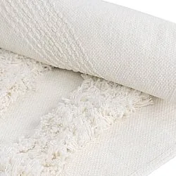 Kulatý koberec - Cazorla Natural Cotton Shaggy (špinavě bílá)