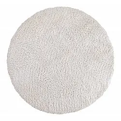 Kulatý koberec - Combarro Solid Cotton Shaggy (krém)