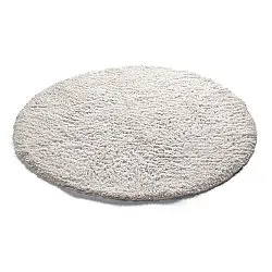 Kulatý koberec - Combarro Solid Cotton Shaggy (krém)