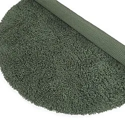 Kulatý koberec - Combarro Solid Cotton Shaggy (zelený)