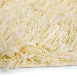 Kulatý koberec - Combarro Solid Cotton Shaggy (světle žlutá)