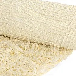 Kulatý koberec - Combarro Solid Cotton Shaggy (světle žlutá)