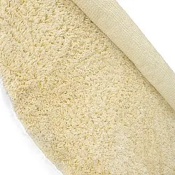 Kulatý koberec - Combarro Solid Cotton Shaggy (světle žlutá)