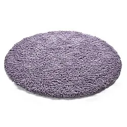 Kulatý koberec - Combarro Solid Cotton Shaggy (světle fialová)
