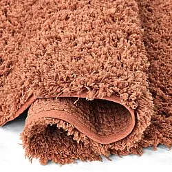 Kulatý koberec - Combarro Solid Cotton Shaggy (světle oranžová)