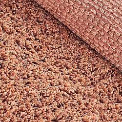 Kulatý koberec - Combarro Solid Cotton Shaggy (světle oranžová)