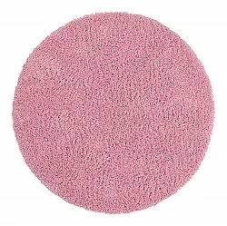 Kulatý koberec - Combarro Solid Cotton Shaggy (světle růžová)