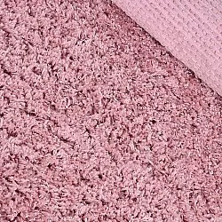 Kulatý koberec - Combarro Solid Cotton Shaggy (světle růžová)