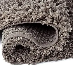 Kulatý koberec - Combarro Solid Cotton Shaggy (taupe)
