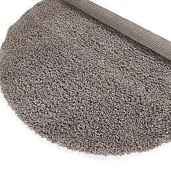 Kulatý koberec - Combarro Solid Cotton Shaggy (taupe)