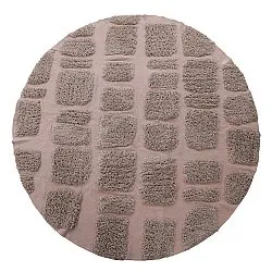 Kulatý koberec - Otranto Natural Cotton Shaggy (taupe)