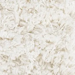 Kulatý koberec - Sivota Natural Cotton Shaggy (špinavě bílá)