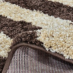 Kulaté koberce - Imilchil (béžová/hnědá)