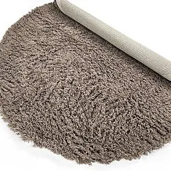 Kulatý koberec - Aliste Wool Shaggy (hnědý)