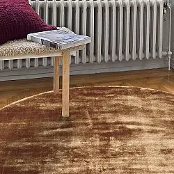 Kulatý koberec - Jodhpur Special Luxury Edition (hnědá)