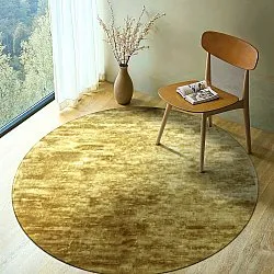 Kulatý koberec - Jodhpur Special Luxury Edition (zlatá)