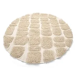 Kulatý koberec - Otranto Natural Cotton Shaggy (špinavě bílá)