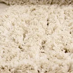 Kulatý koberec - Otranto Natural Cotton Shaggy (špinavě bílá)