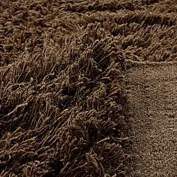 Shaggy koberce - Melilla Hand Woven Wool Shaggy (hnědý)