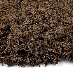 Shaggy koberce - Melilla Hand Woven Wool Shaggy (hnědý)