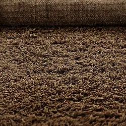 Shaggy koberce - Melilla Hand Woven Wool Shaggy (hnědý)
