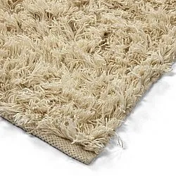 Shaggy koberce - Melilla Hand Woven Wool Shaggy (příroda)