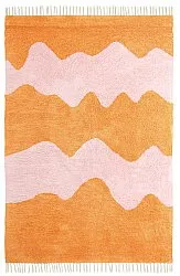 Shaggy koberce - Amira Natural Cotton Shaggy (oranžová/růžová)