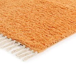 Shaggy koberce - Amira Natural Cotton Shaggy (oranžová/růžová)