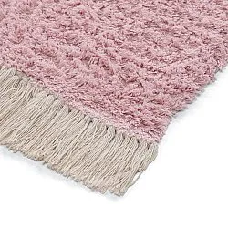 Shaggy koberce - Amira Natural Cotton Shaggy (růžová)