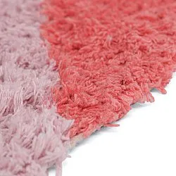 Shaggy koberce - Amira Natural Cotton Shaggy (růžová)