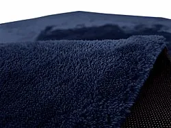 Kulaté koberce - Aranga Super Soft Fur (tmavě modrá)