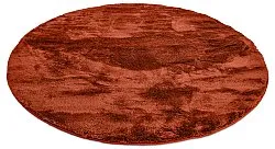 Kulaté koberce - Aranga Super Soft Fur (červené)